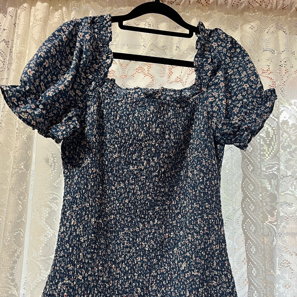 Prettt Garden bodycon midi dress size large